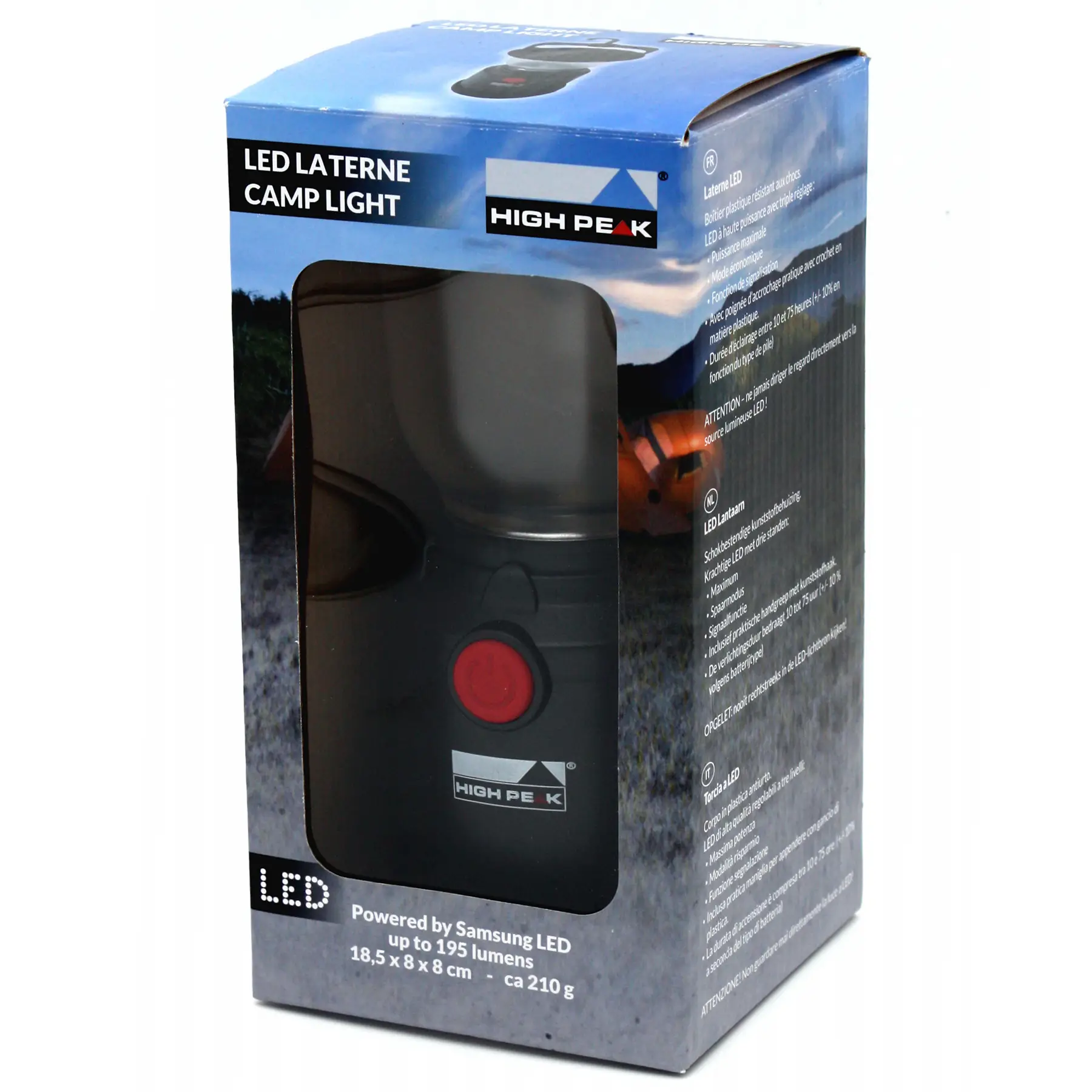 Кемпінговий ліхтар High Peak LED Lantern Camp Light Black (41483) ціна 1176 грн - фотографія 2