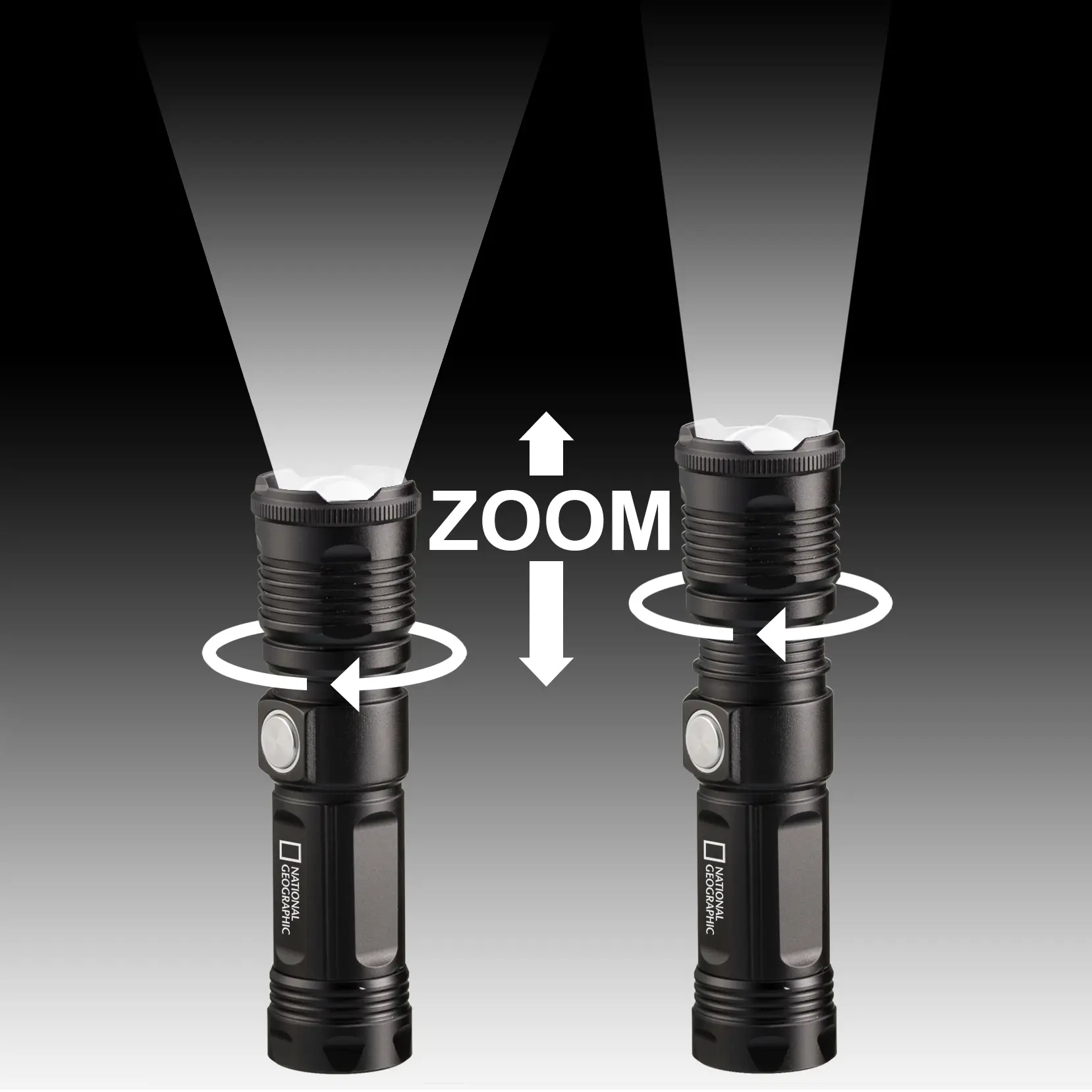 продаємо National Geographic Iluminos Led Zoom Flashlight 1000 lm (9082400) в Україні - фото 4