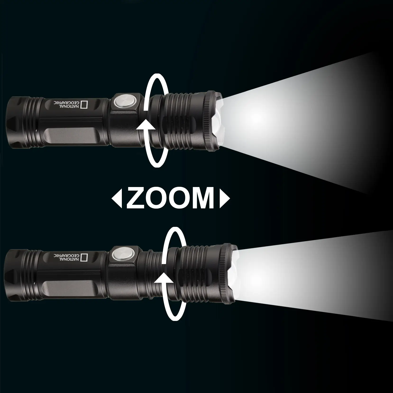 Фонарик National Geographic Iluminos Led Zoom Flashlight 1000 lm (9082400) отзывы - изображения 5