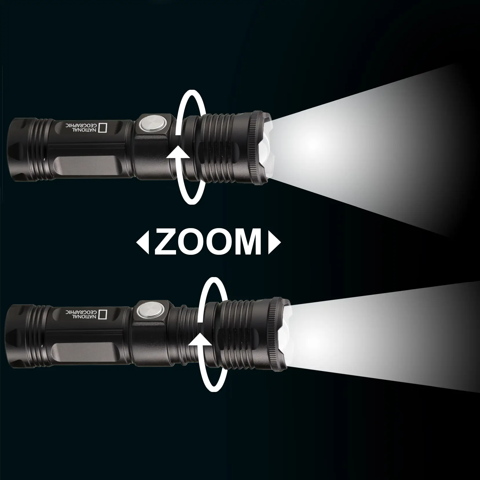 Ліхтарик National Geographic Iluminos Led Zoom Flashlight 1000 lm (9082400) відгуки - зображення 5