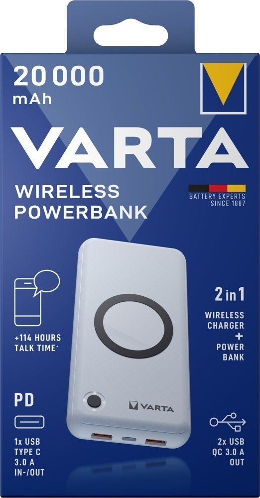 Повербанк VARTA Wireless Power Bank 20000 mAh отзывы - изображения 5