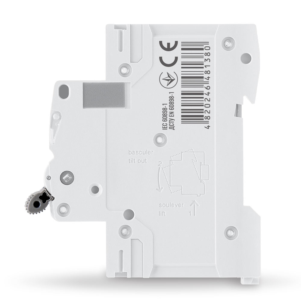 в продажу Автоматичний вимикач Videx RESIST RS6 1p 16А С 6кА (VF-RS6-AV1C16) - фото 3