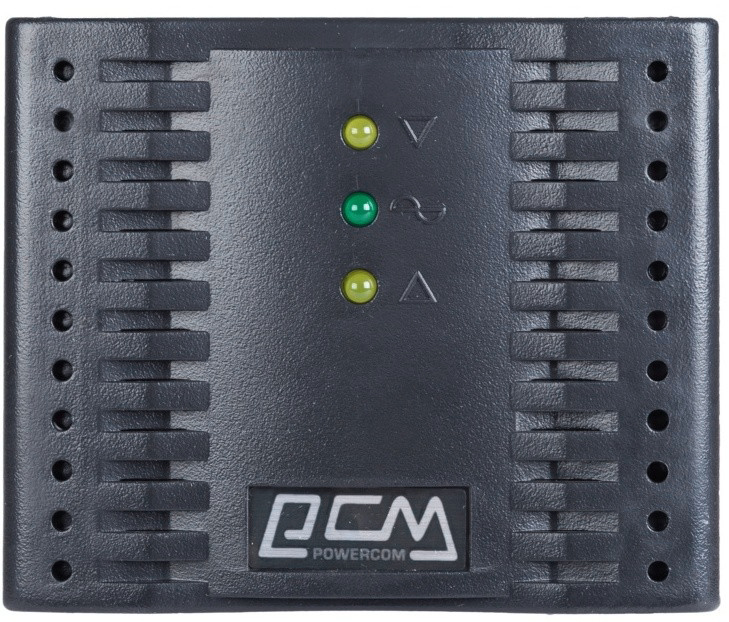 Характеристики стабілізатор напруги Powercom TCA-600 600VA/300W 1Schuko Black