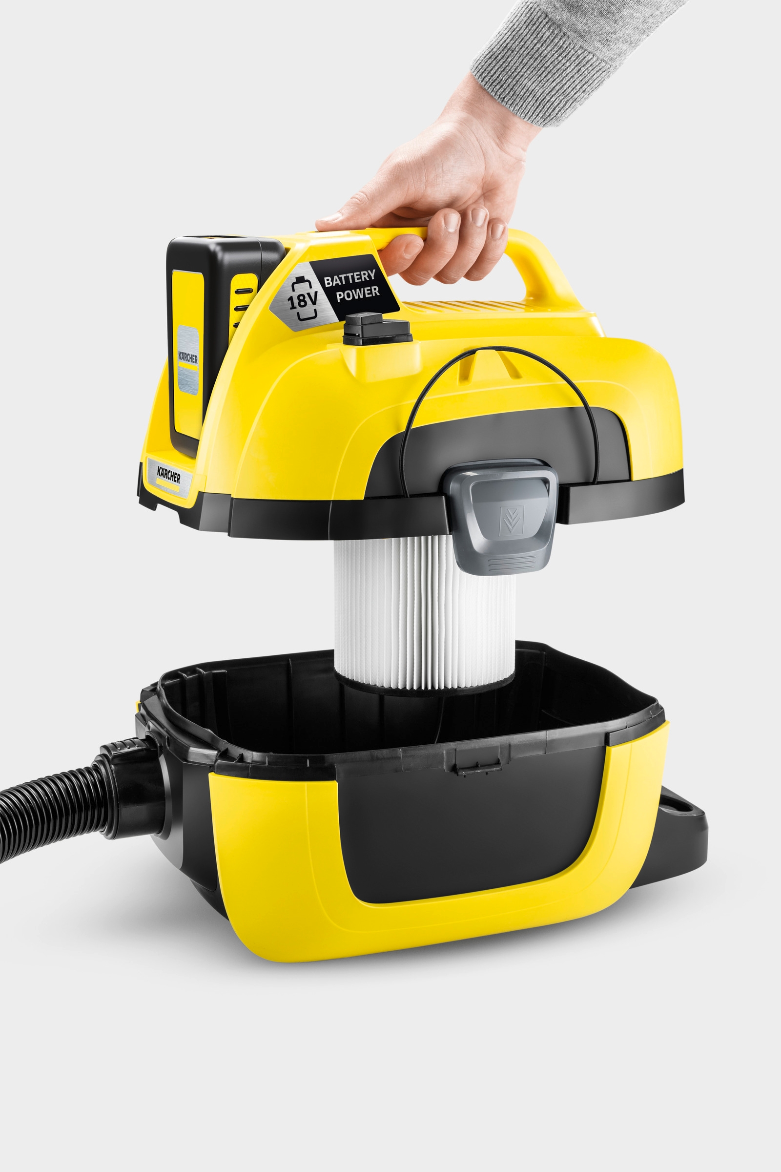 в продажу Пилосос Karcher WD 1 Compact Battery Set + органайзер (9.611-310.0) - фото 3