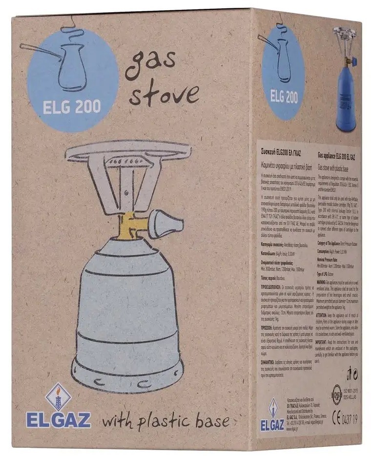 Газовая горелка EL GAZ ELG-200 для ELG-100, ELG-101, 1.24 кВт обзор - фото 8
