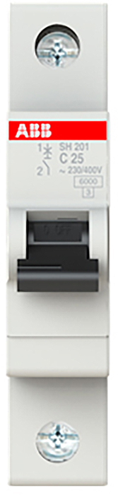 Автоматический выключатель ABB SH201-C25 (2CDS211001R0254) в интернет-магазине, главное фото