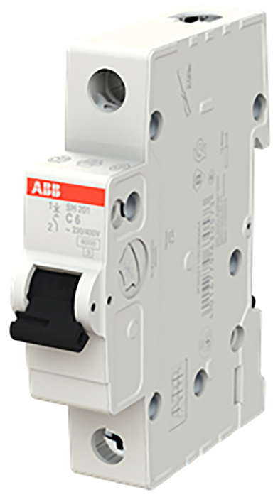 Автоматичний вимикач ABB SH201-C6 (2CDS211001R0064) ціна 235 грн - фотографія 2