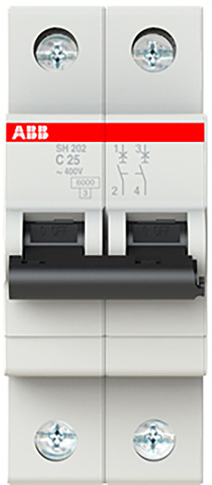 Автоматичний вимикач ABB SH202-C25 (2CDS212001R0254) в Чернівцях