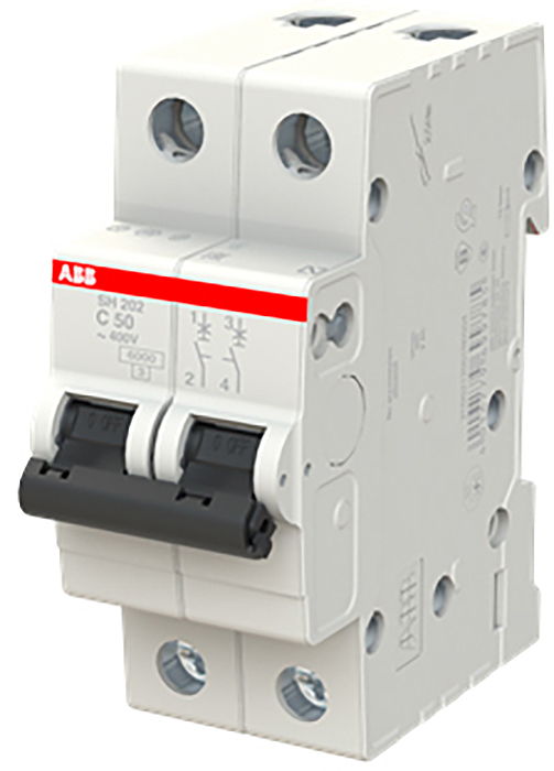 Автоматичний вимикач ABB SH202-C50 (2CDS212001R0504) ціна 738 грн - фотографія 2
