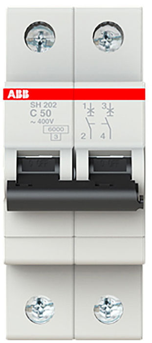 Автоматичний вимикач ABB SH202-C50 (2CDS212001R0504)
