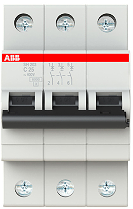 Автоматический выключатель ABB SH203-C25 (2CDS213001R0254) в интернет-магазине, главное фото