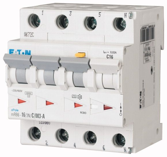 Диференціальний вимикач Eaton mRB4-25/3N/C/003-A (120678)
