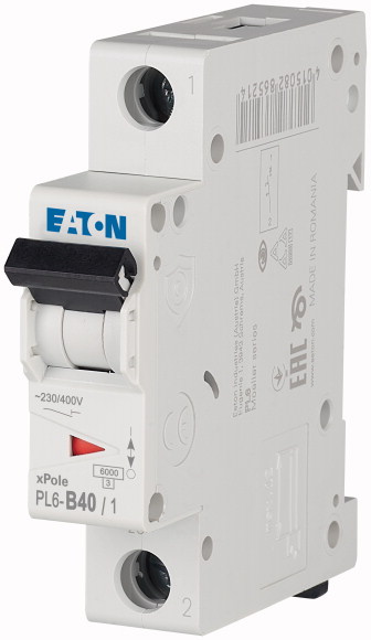 Автоматичний вимикач Eaton PL6-B40/1 (286525) ціна 343.20 грн - фотографія 2