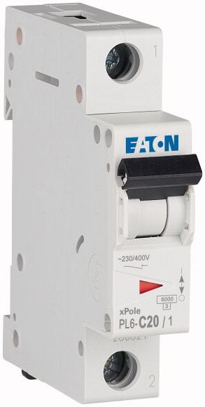 в продажу Автоматичний вимикач Eaton PL6-C20/1 (286534) - фото 3