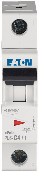 Автоматический выключатель Eaton PL6-C4/1 (286529) в интернет-магазине, главное фото