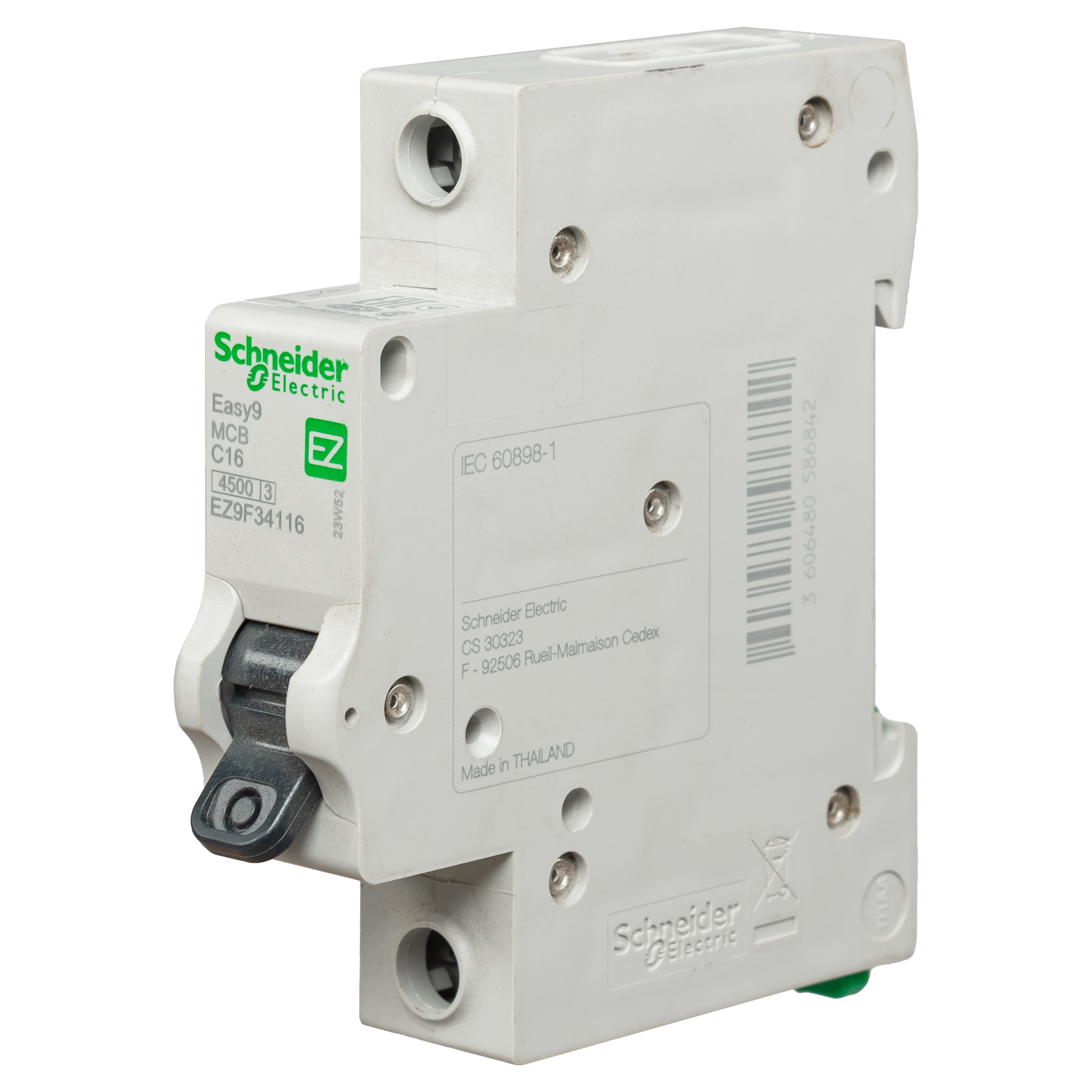 Schneider Electric EZ9 1Р, 16А, С (EZ9F34116)