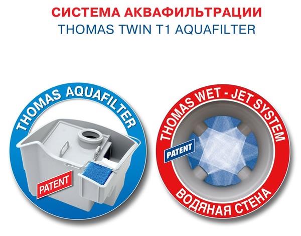 Пилосос Thomas Twin T1 Aquafilter характеристики - фотографія 7