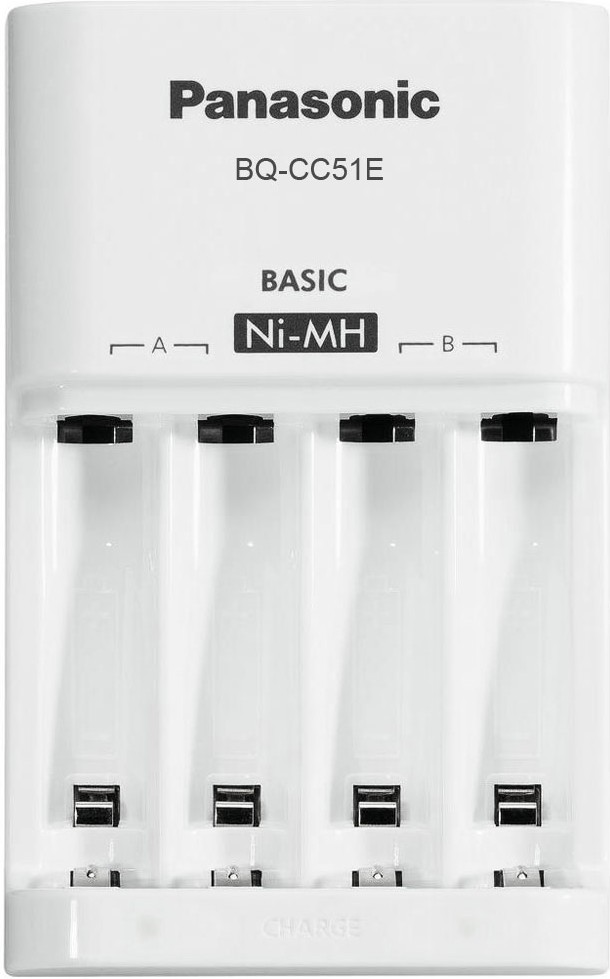 Зарядное устройство Panasonic Basic Charger New + Eneloop 4AAA 750 mAh NI-MH (K-KJ51MCC04E) цена 0 грн - фотография 2