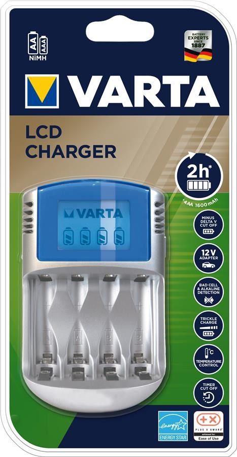 Зарядное устройство Varta LCD Charger (57070201401) в интернет-магазине, главное фото