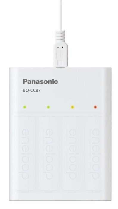 Зарядний пристрій Panasonic USB in/out з функцією Power Bank (BQ-CC87USB) ціна 699.00 грн - фотографія 2