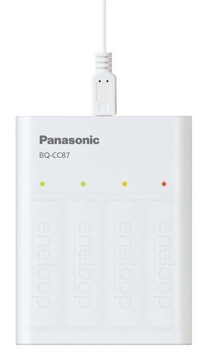 Зарядний пристрій Panasonic USB in/out з функцією Power Bank (BQ-CC87USB) ціна 0 грн - фотографія 2