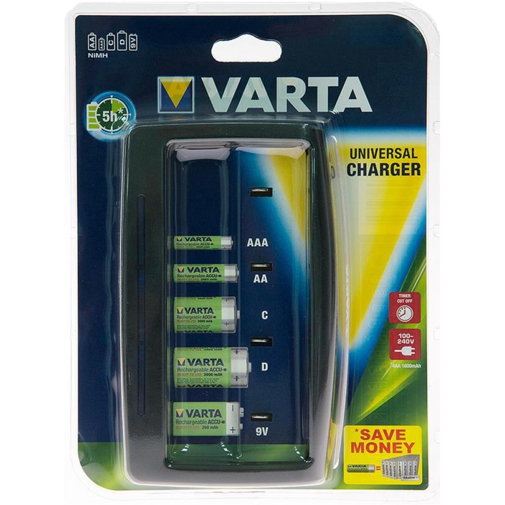 Зарядний пристрій Varta Universal Charger (57648101401) в інтернет-магазині, головне фото