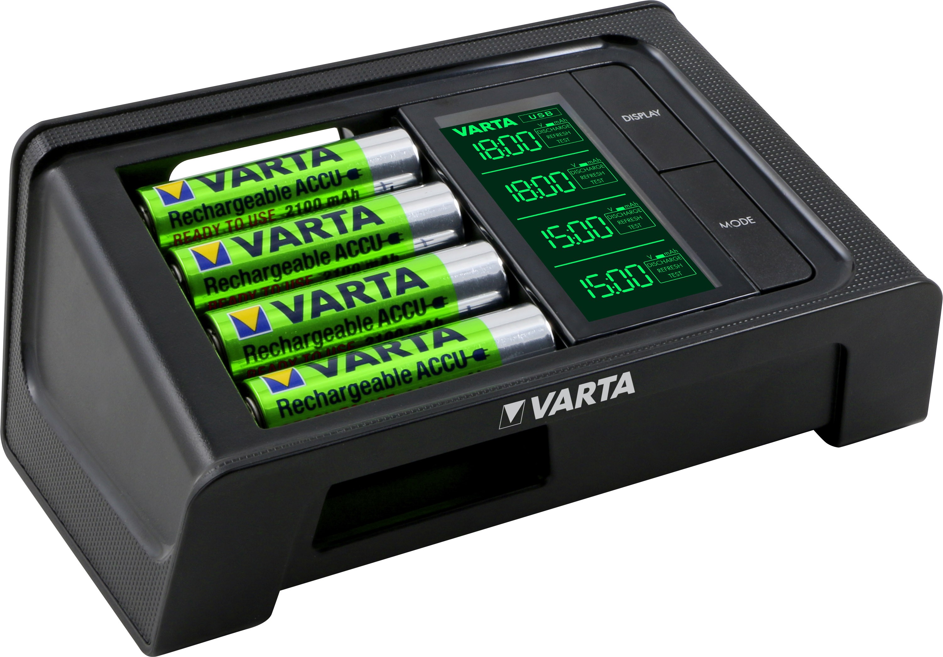 Зарядний пристрій Varta LCD Smart Charger (57674101441) ціна 2764 грн - фотографія 2