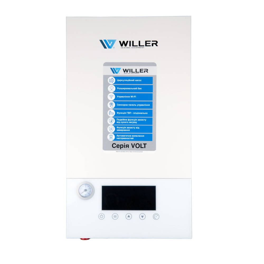 Характеристики електричний котел  Willer PT205 Volt WF
