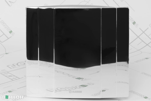 Витяжний вентилятор Blauberg Quatro Hi-Tech Chrome 100 H відгуки - зображення 5