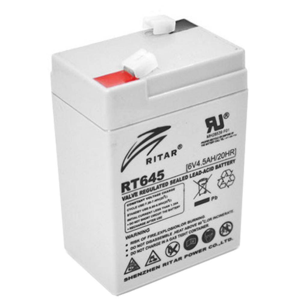 Цена аккумулятор Ritar AGM RT645, 6V-4.5Ah (RT645) в Запорожье