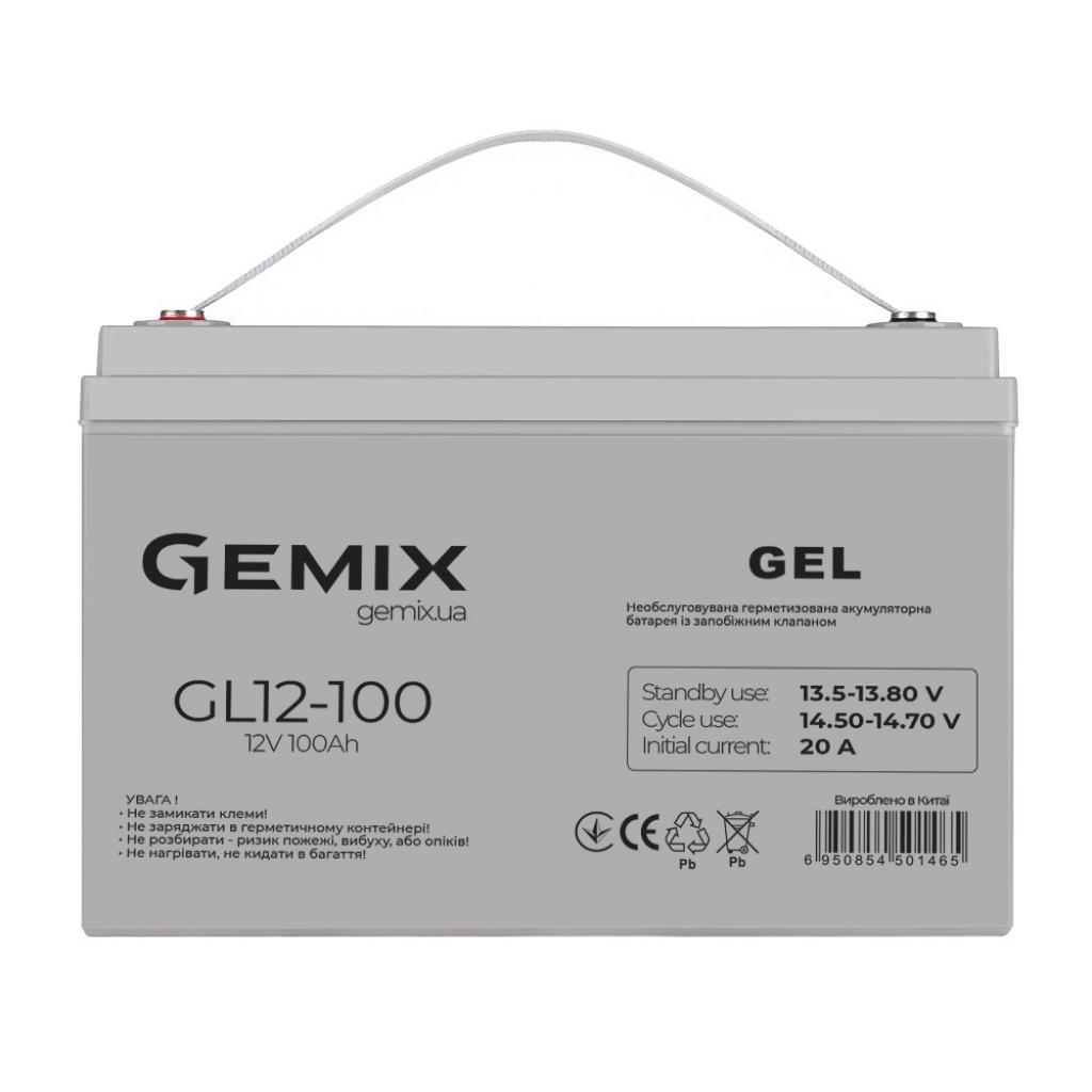 Акумулятор Gemix GL 12V 100 Ah (GL12-100)