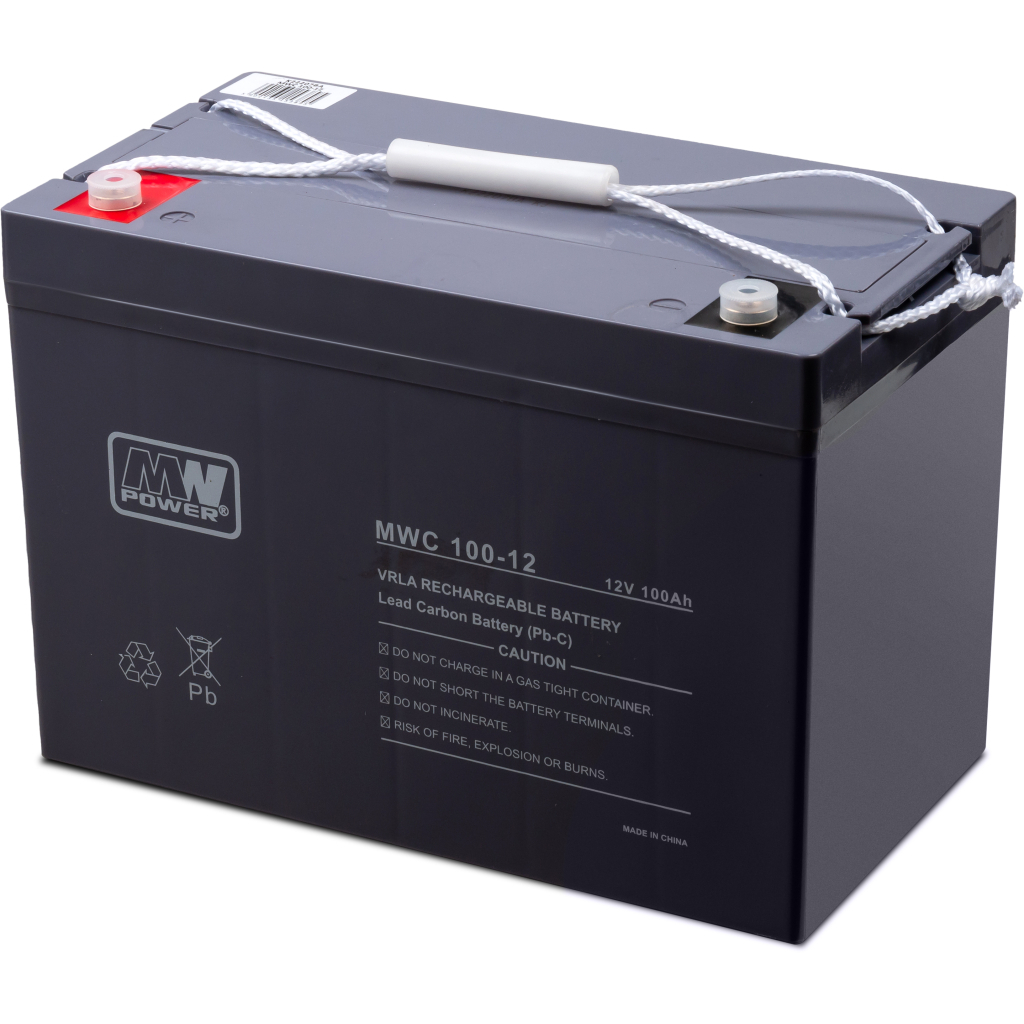 Акумулятор MW Power MWC Carbon 12V-100Ah (MWC 12-100C) ціна 6730 грн - фотографія 2