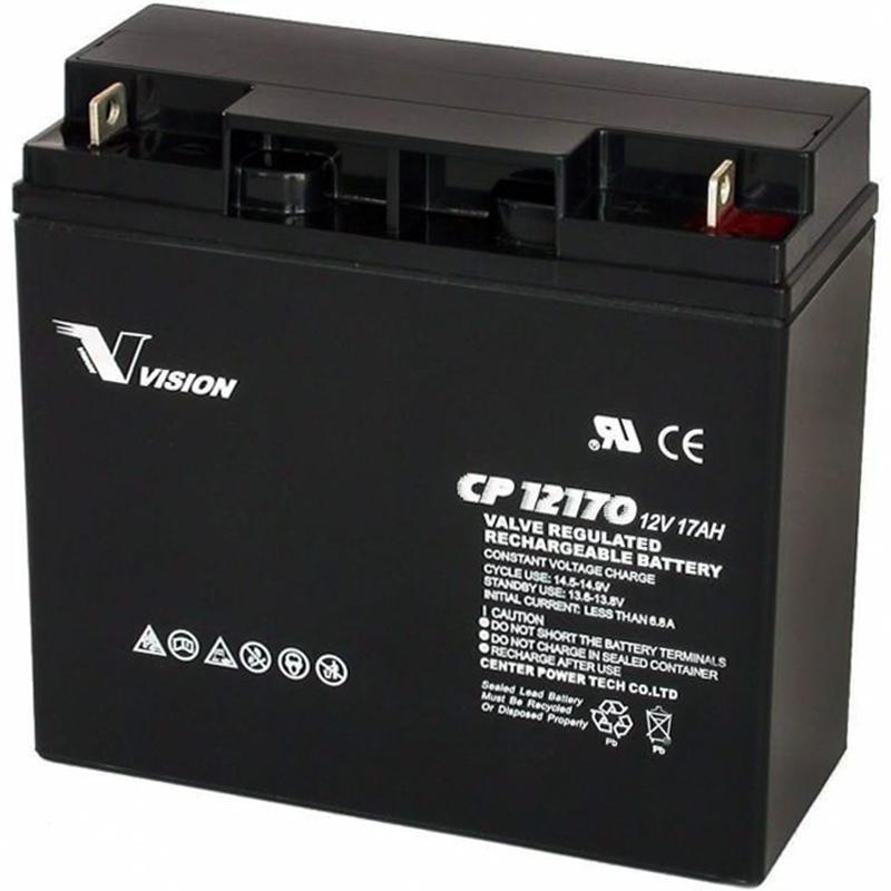 Инструкция аккумуляторная батарея Vision CP 12V 17Ah