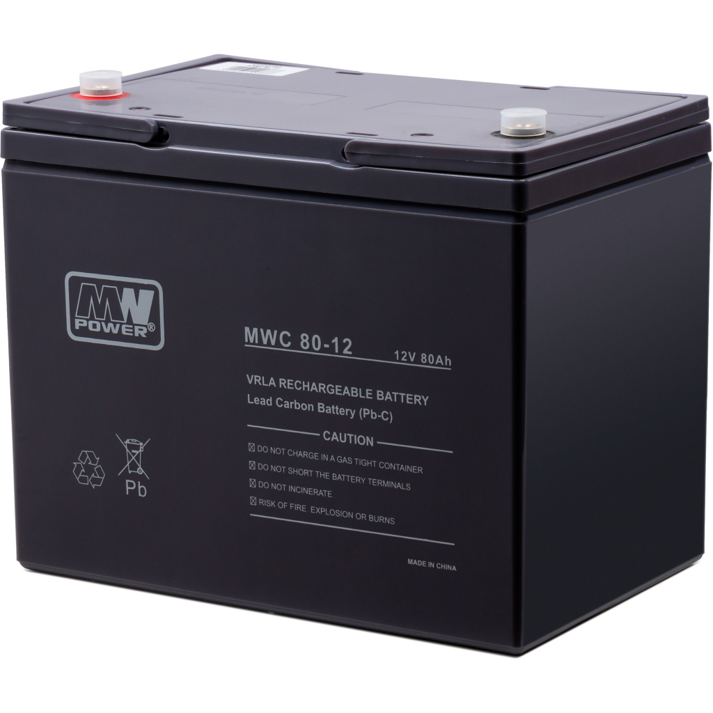 Акумулятор MW Power MWC Carbon 12V-80Ah (MWC 12-80C) ціна 0 грн - фотографія 2