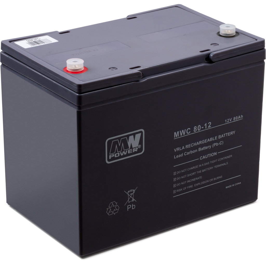 Характеристики аккумулятор MW Power MWC Carbon 12V-80Ah (MWC 12-80C)