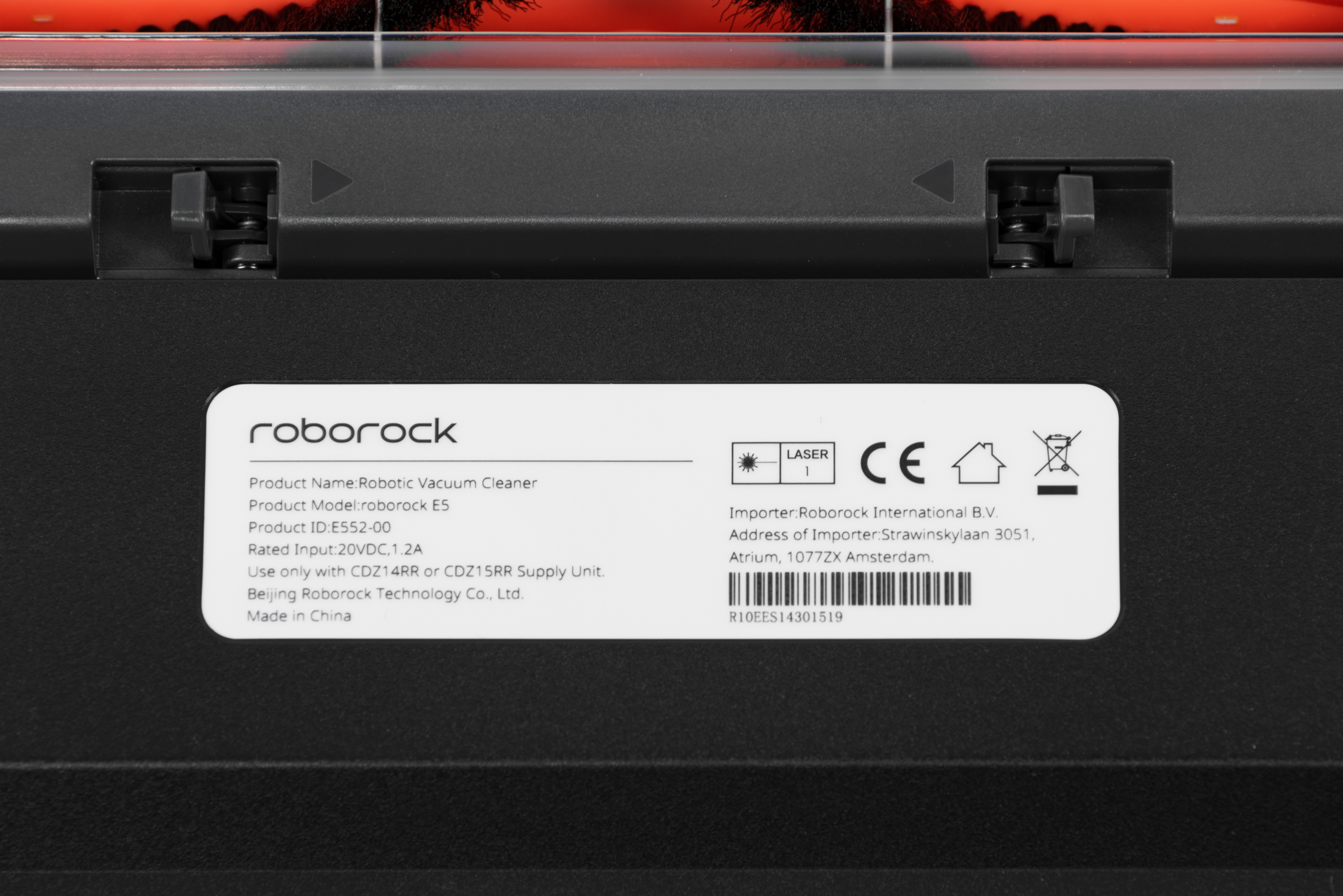 Roborock E5 Vacuum Cleaner Black на сайті - фото 20