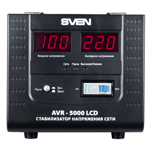 Стабилизатор напряжения Sven AVR-5000 LCD отзывы - изображения 5