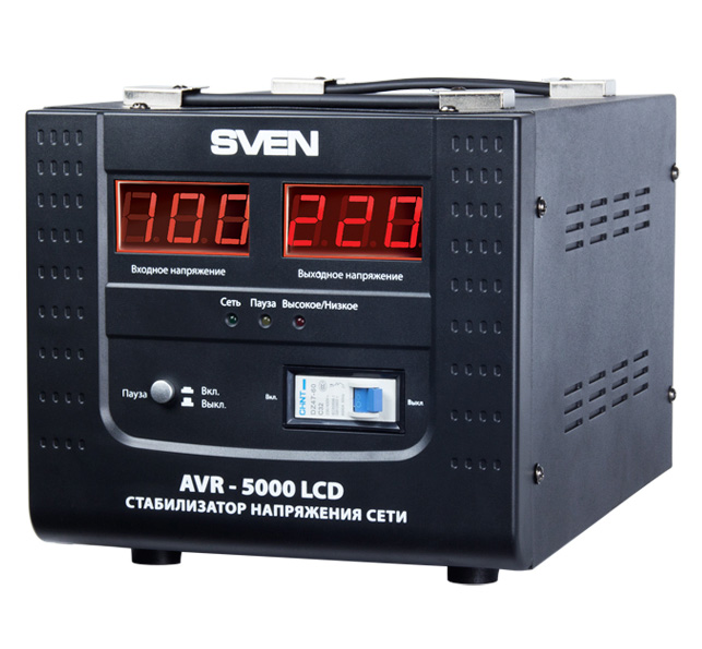 Стабілізатор напруги Sven AVR-5000 LCD