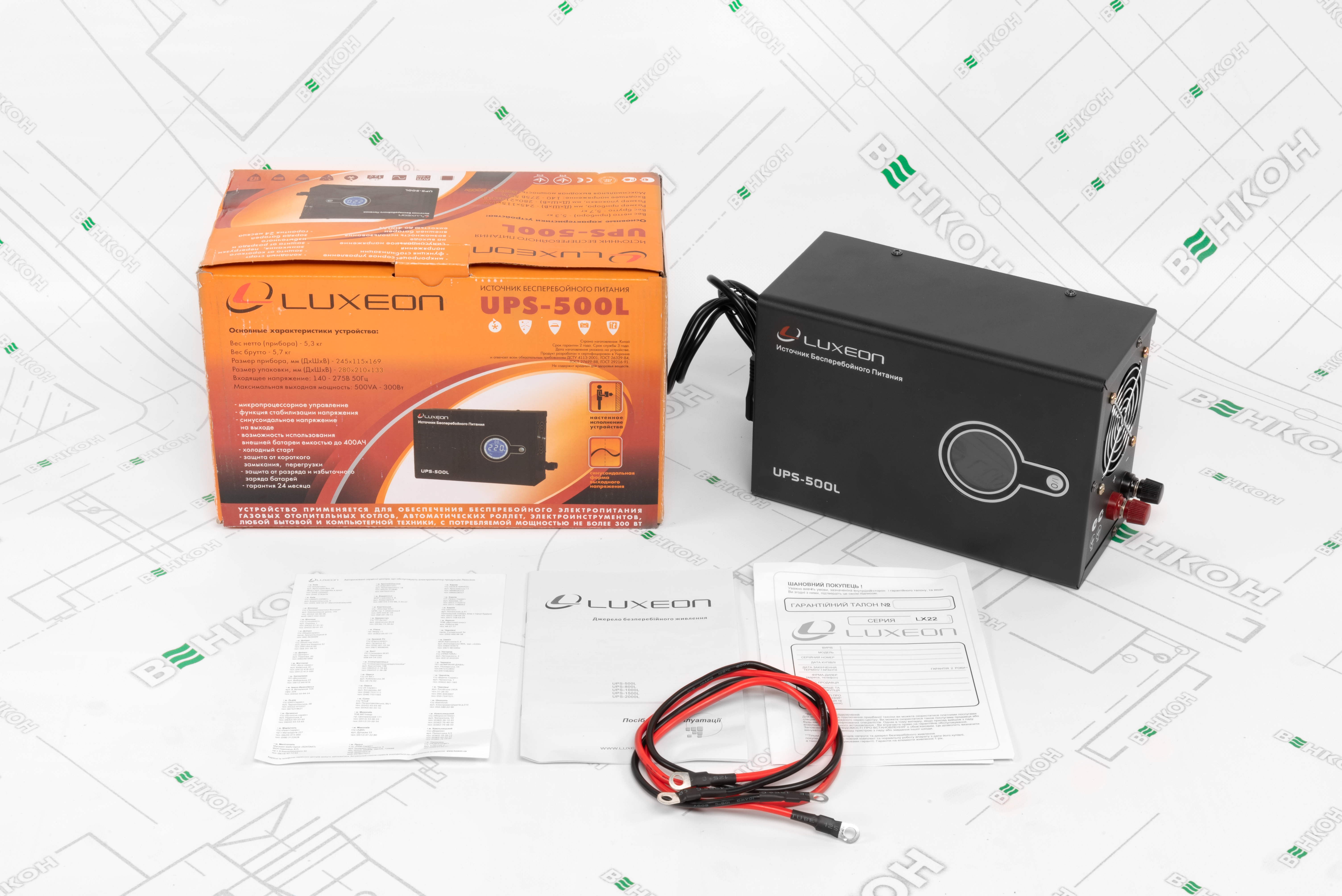 Источник бесперебойного питания Luxeon UPS-500L характеристики - фотография 7