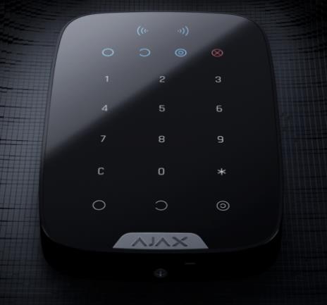 Беспроводная сенсорная клавиатура Ajax KeyPad Plus Black цена 3349.00 грн - фотография 2