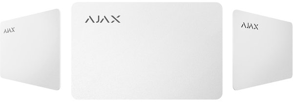 Безконтактна картка управління Ajax Pass White 3шт ціна 539 грн - фотографія 2