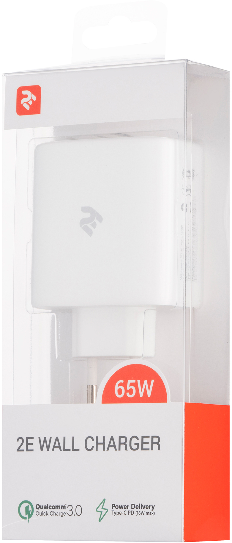 Зарядний пристрій 2E USB-C 65W, White (2E-WC3USB65W-W) відгуки - зображення 5