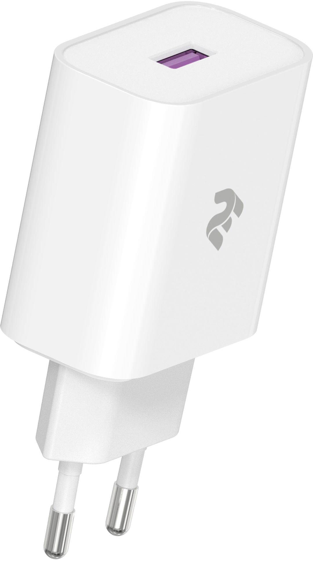 в продажу Зарядний пристрій 2E USB-A QC3.0 3A, Max 18W, White (2E-WC1USB18W-W) - фото 3