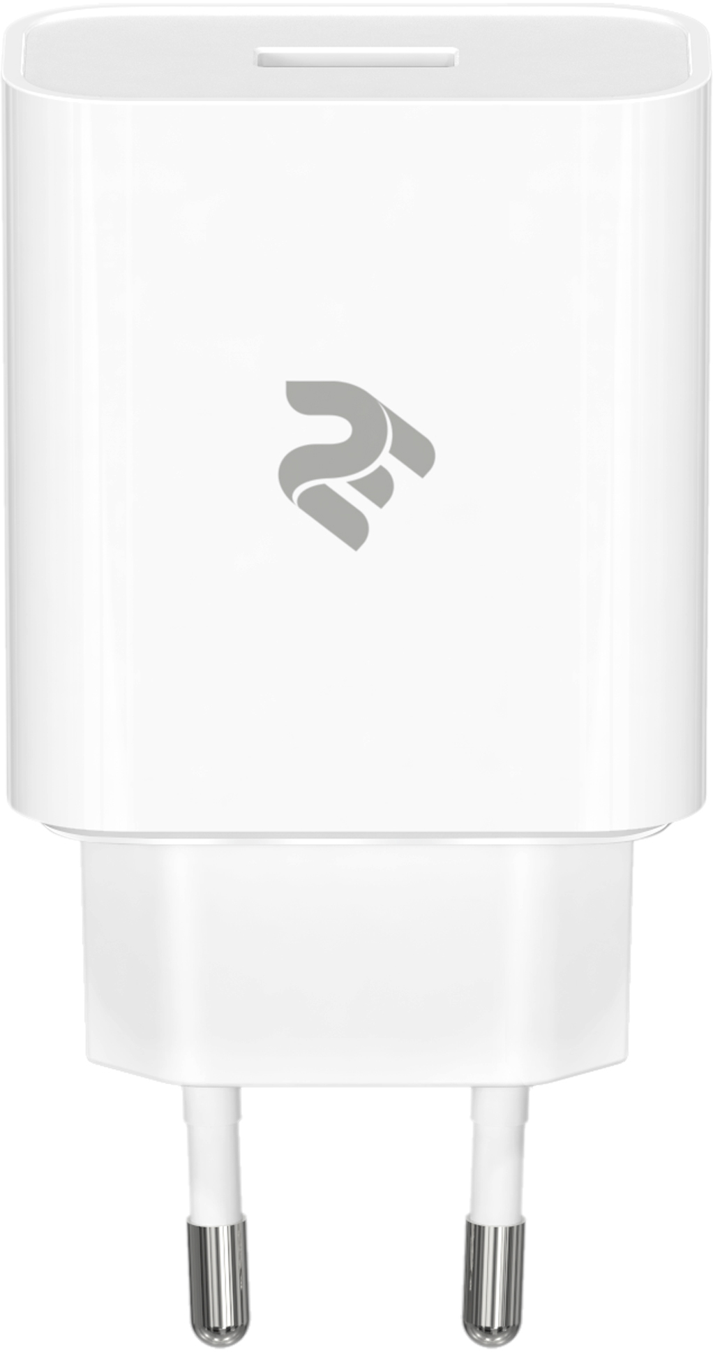 Зарядное устройство 2E USB-A QC3.0 3A, Max 18W, White (2E-WC1USB18W-W) в интернет-магазине, главное фото