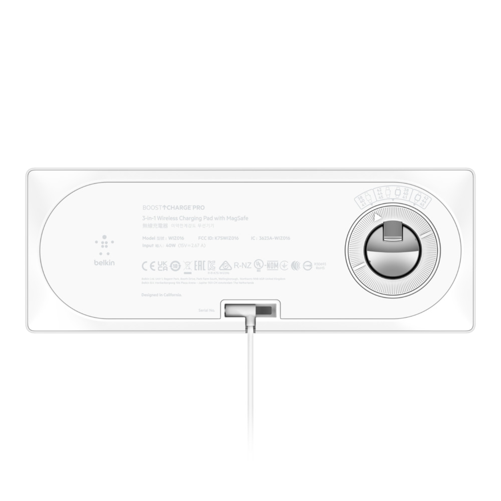 Зарядное устройство Belkin 3in1 MagSafe, white (VWIZ016VFWH) внешний вид - фото 9
