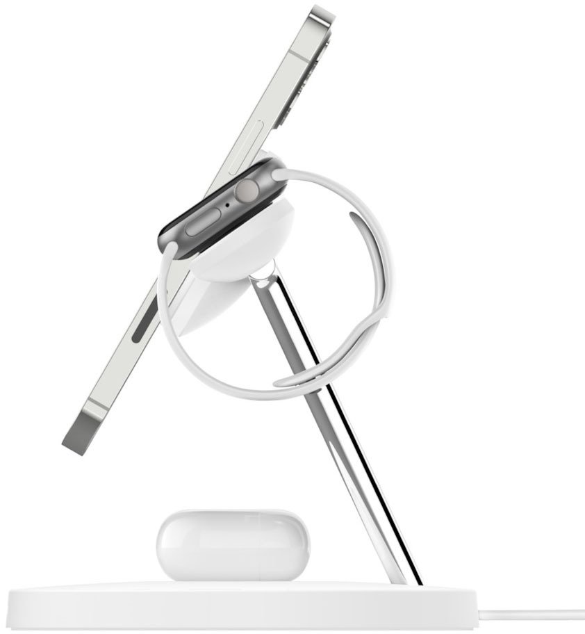 Зарядное устройство Belkin MagSafe iPhone 12 3in1 Wireless Charger,white (VWIZ009VFWH) отзывы - изображения 5