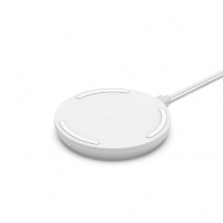 Зарядное устройство Belkin Pad Wireless Charging Qi 10W, white (VWIA001VFWH) цена 1854.00 грн - фотография 2