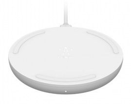 Зарядное устройство Belkin Pad Wireless Charging Qi 10W, white (VWIA001VFWH)