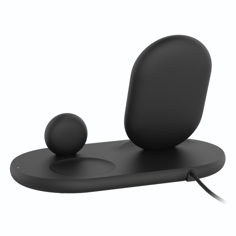 в продажу Зарядний пристрій Belkin 3-in-1 Wireless Pad/Stand/Apple Watch (VWIZ001VFBK) - фото 3