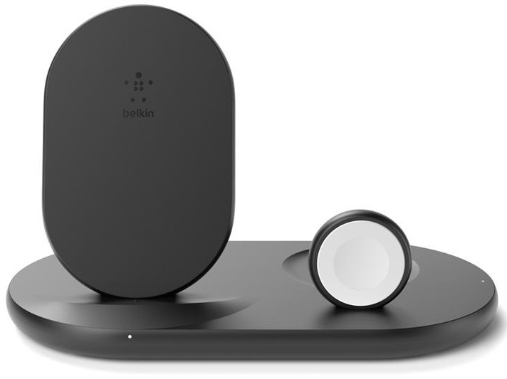 Зарядное устройство Belkin 3-in-1 Wireless Pad/Stand/Apple Watch (VWIZ001VFBK) в интернет-магазине, главное фото
